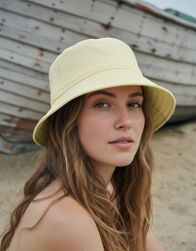 Pale Yellow Bucket Hat bucket hat