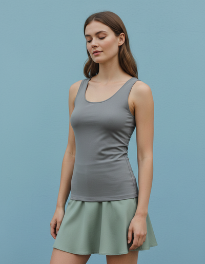 Women's Gray Tank Top tank top