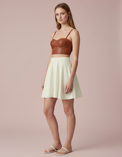 Ivory Skater Skirt skater skirt