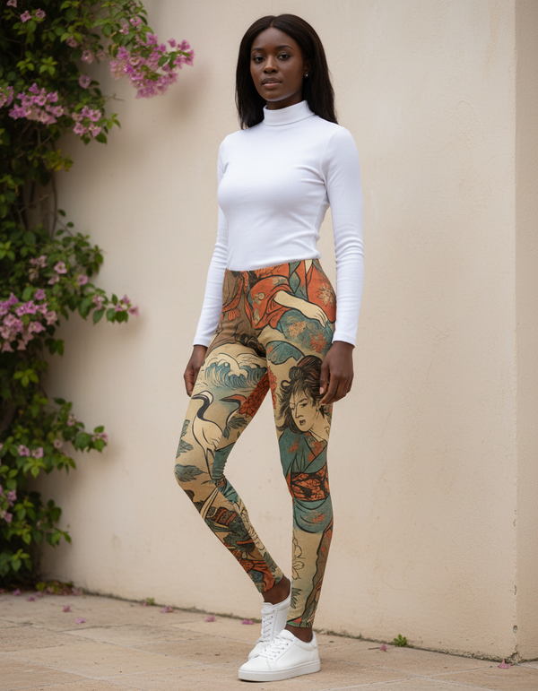 Kintsugi Leggings Women's Leggings — Dripper