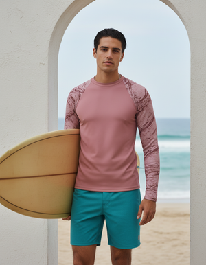Men's Tea Rose Eclipse men's short-sleeve rashguards