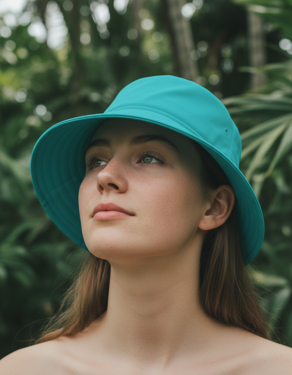 Bucket Hat in Teal