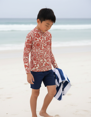 Kids Coral kids rashguards
