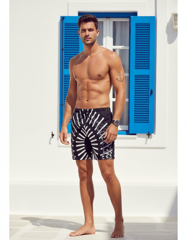 Noir Collection men's swim trunks