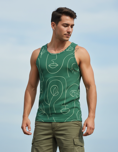 Men's Runway Emerald Elysium Tank Top tank top