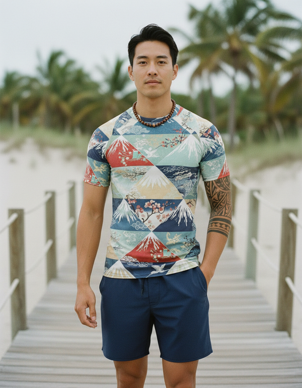 Men's Mount Fuji Rash Guard