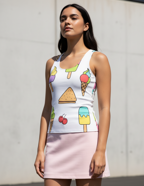 Glacier Tank Top Women's Tank Top — Dripper