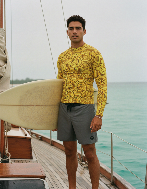 Rashguard in Yellow Spectrum