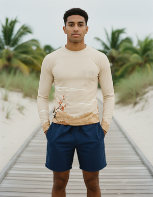 Men's Muskmelon Hikari men's short-sleeve rashguards