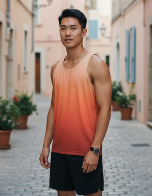 Men's Sunset Tank Top