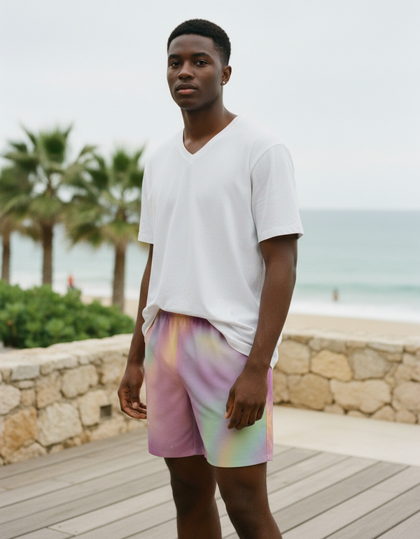 Men's Holographic Swim Trunks