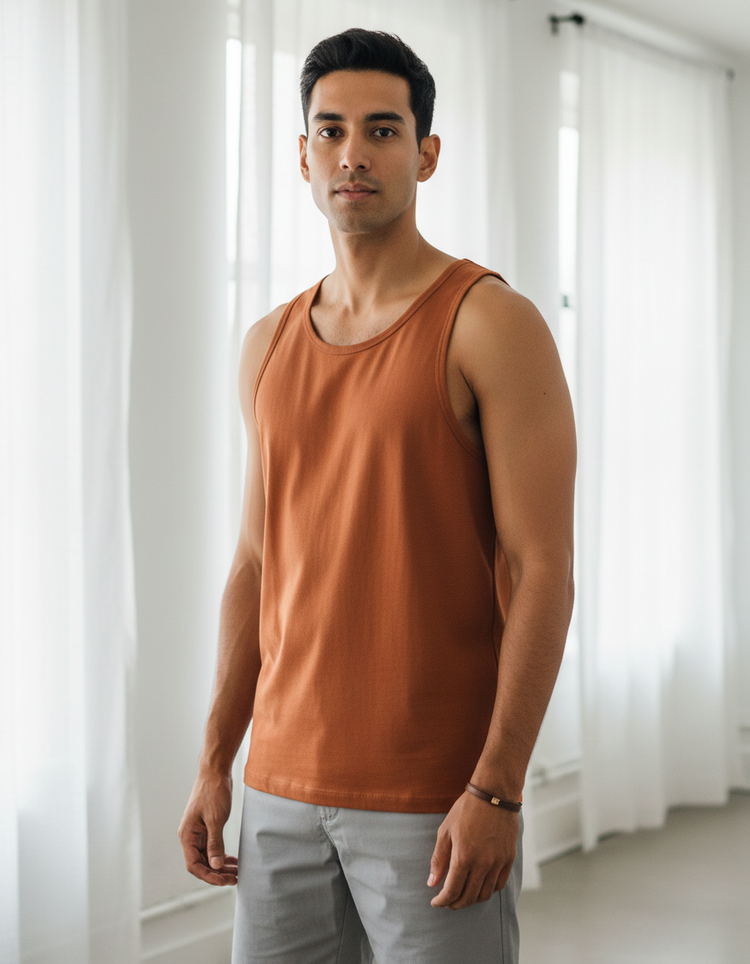 Rust Tank Top Men's Tank Top — Dripper