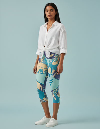 Rhodonite Ebb Capri Leggings capri leggings