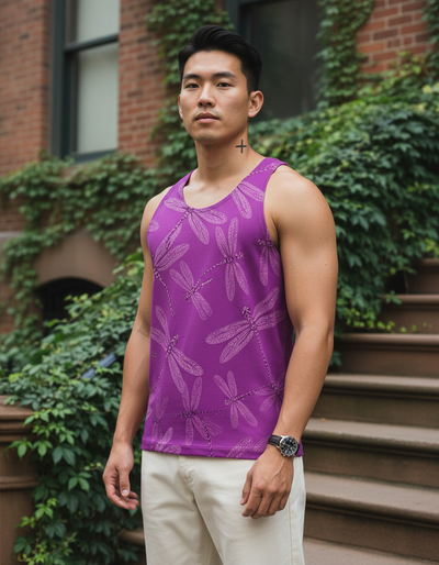 Men's Electric Fuchsia Zephyr Tank Top tank top