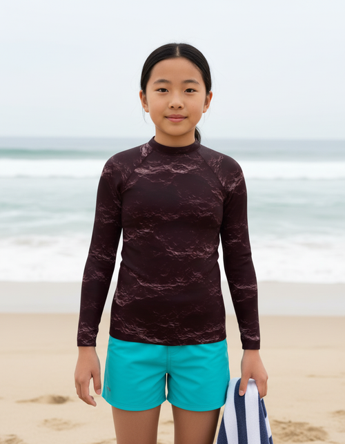 Youth Amaranth Eclipse youth rashguards