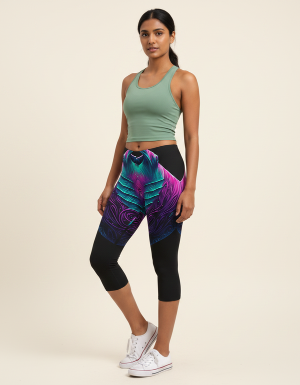 Abyss Capri Leggings Capri Leggings — Dripper