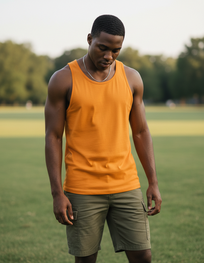Men's Tangerine Tank Top tank top