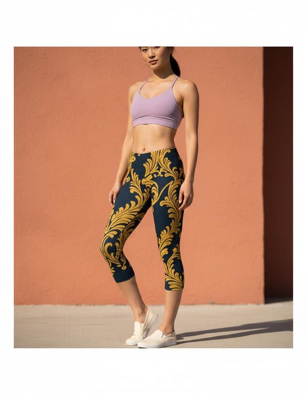 Verdant Capri Leggings Capri Leggings — Dripper