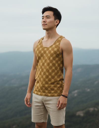 Men's Yellow Yuki Tank Top tank top