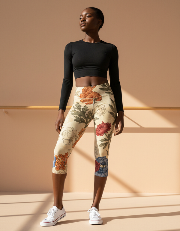 Sylva Leggings Capri Leggings — Dripper