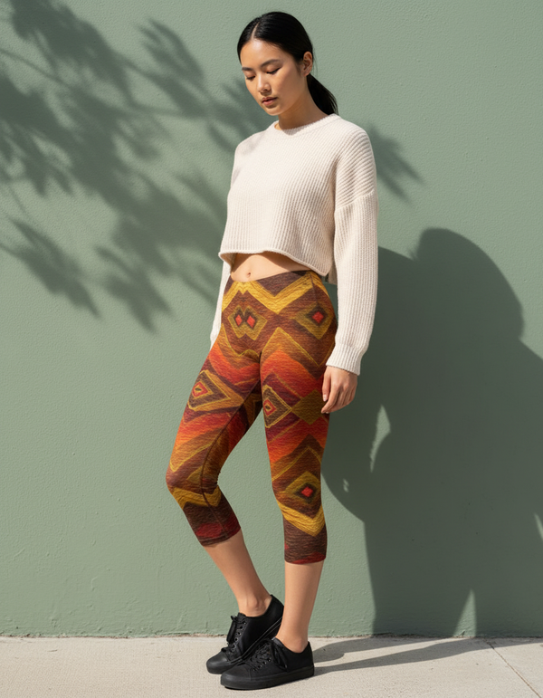 Andes Capri Leggings Capri Leggings — Dripper