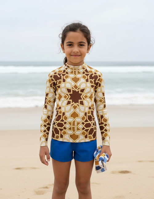 Coffee Bean Albaicín Kids Rash Guard Kids Rash Guard — Dripper