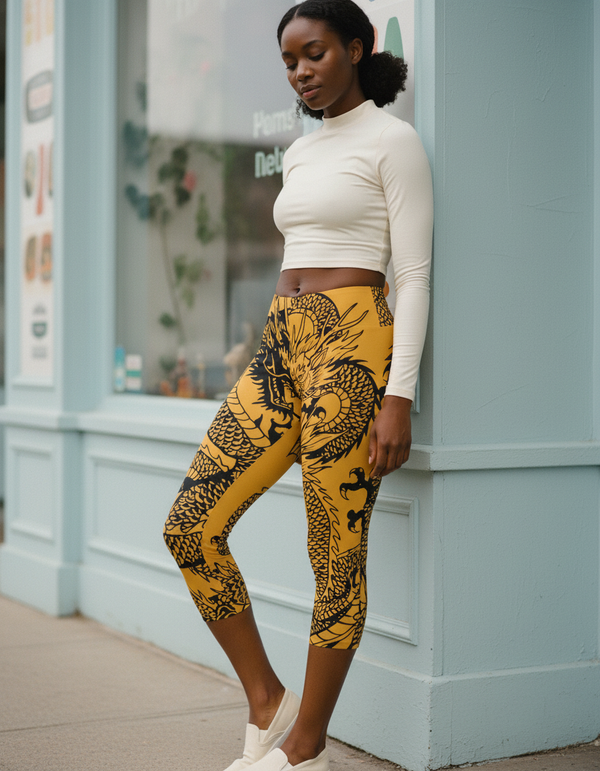 Dragon's Lair capri leggings