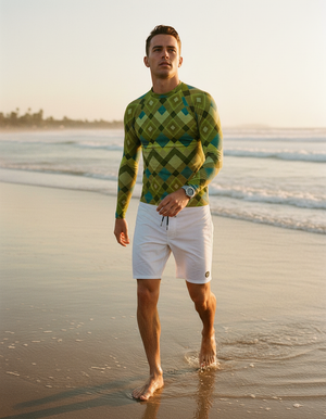Acacia Horizon Rash Guard Men's Rashguard — Dripper