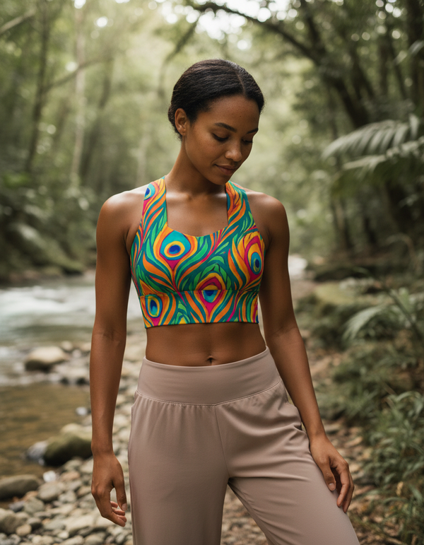 Opulence longline sports bras