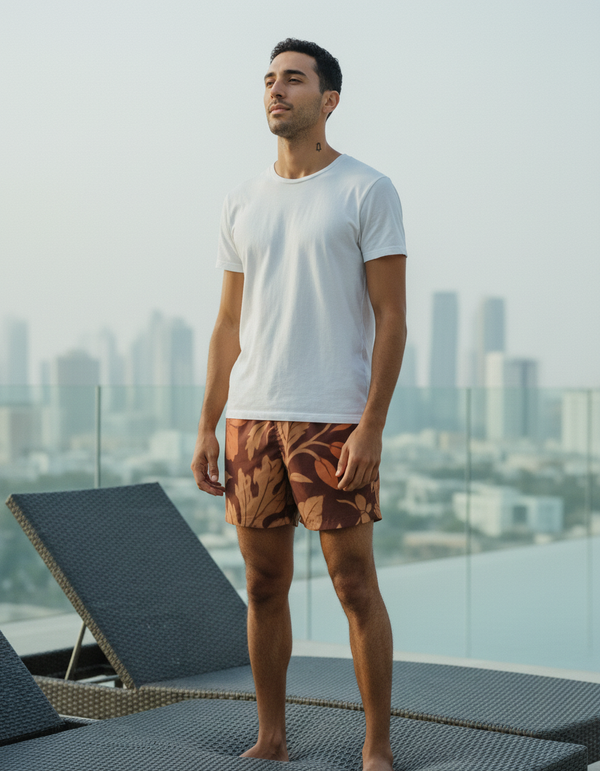 Men's Merian Botanical Swim Trunks