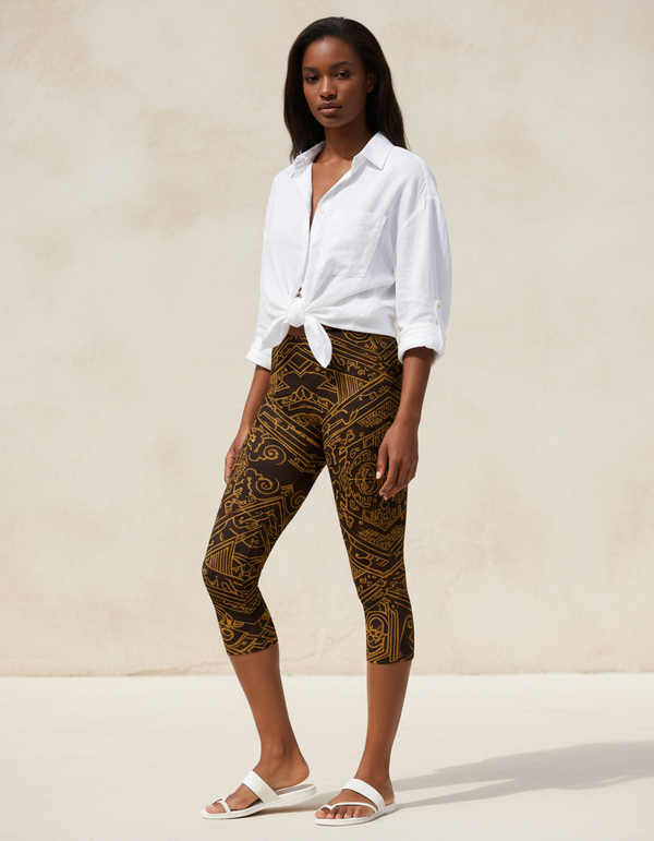 Aoi Capri Leggings Capri Leggings — Dripper