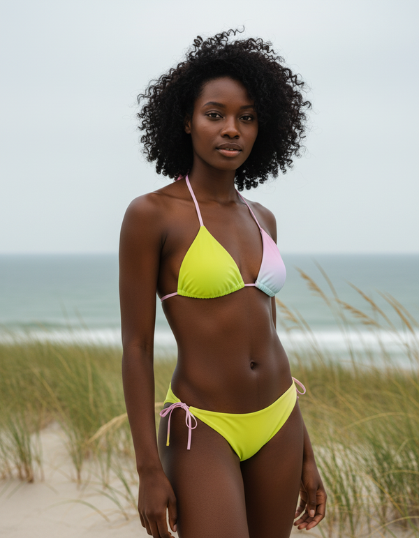 Runway Emerald Prism String Bikini