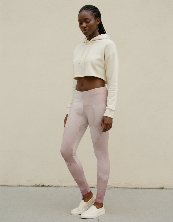 Leggings in Dusty Rose Mosaic