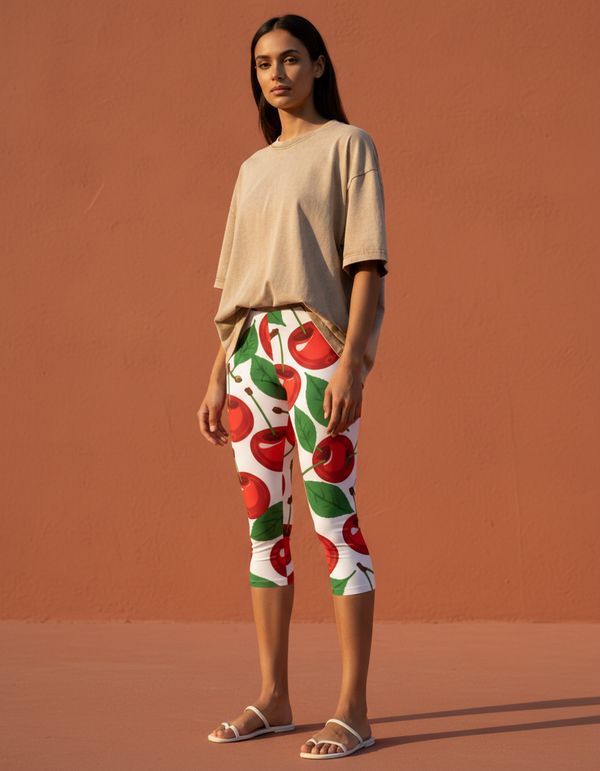 Blush Capri Leggings Capri Leggings — Dripper