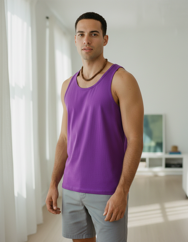 Electric Violet Tank Top Men's Tank Top — Dripper