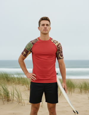 Men's Lava Falls Unity men's short-sleeve rashguards
