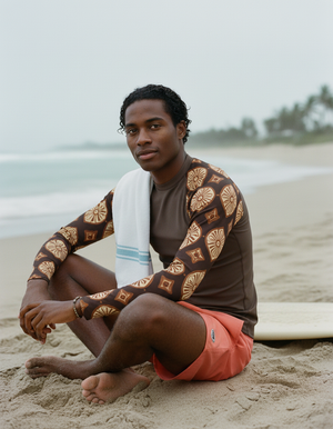 Coffee Bean Yuki Rash Guard Men's Rashguard — Dripper