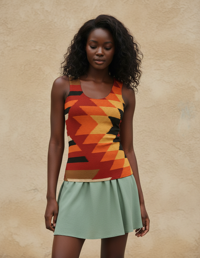 Women's Citrus Orange Oracle Tank Top tank top