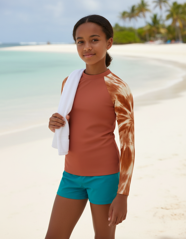 Youth Tie-Dye Rash Guard