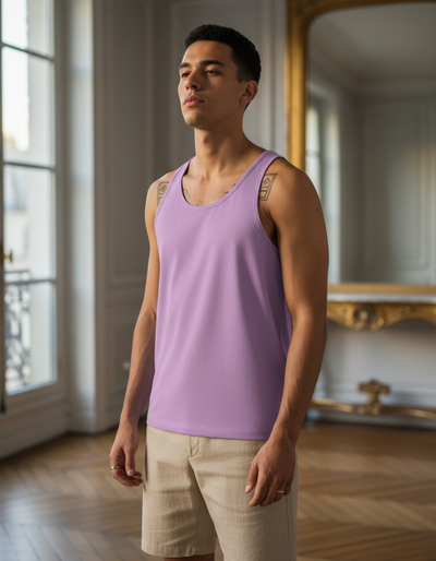 Men's Lavender Tank Top tank top