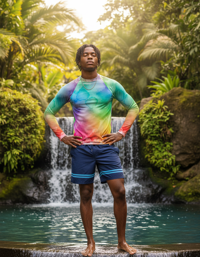 Men's Mosaic rash guard