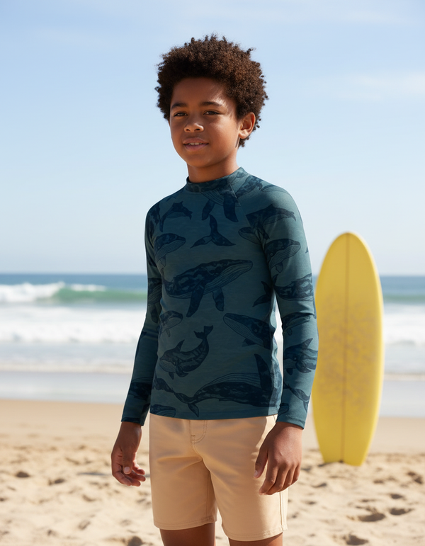 Whale Collection Rash Guard rashguards