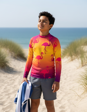 Coral Youth Rash Guard Youth Rash Guard — Dripper