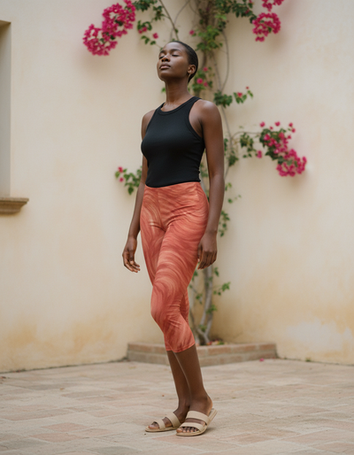 Coral Lumina Capri Leggings capri leggings