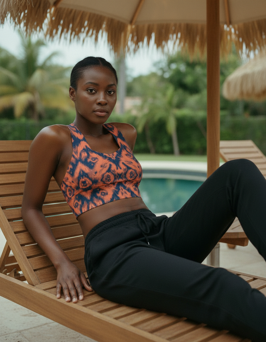 Knot longline sports bras — view 1 of 4