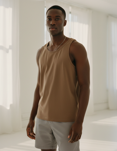 Men's Mocha Tank Top tank top