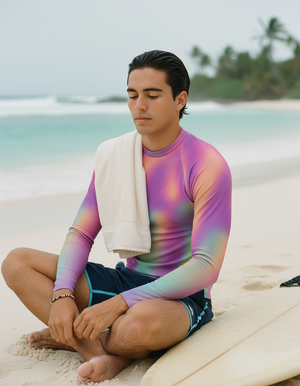 Men's Electric Fuchsia Chroma men's short-sleeve rashguards
