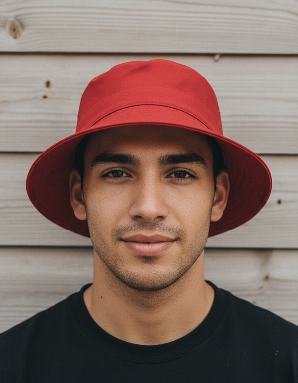 Bucket Hat in Venetian Red