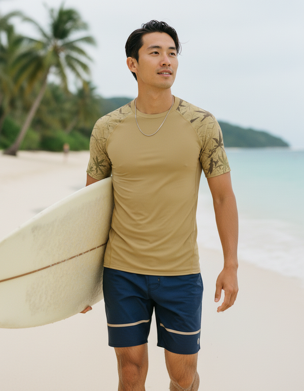 Men's Japanese Asanoha Rash Guard