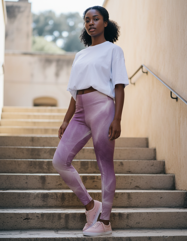 Leggings in Burnished Lilac Frost